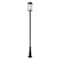 Z-Lite Portland 1 Light Outdoor Post Mounted Fixture, Oil Rubbed Bronze And Clear Seedy 531PHBXLR-519P-ORB - alternate 1